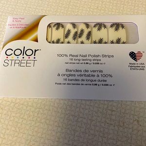 Clear overlay with palms